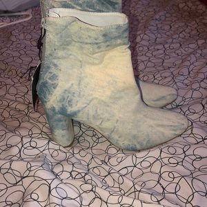 Denim Washed Boots